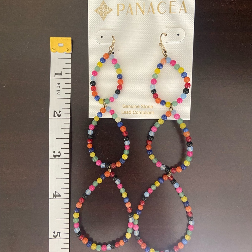 Panacea Cache Multicolor Beaded Earrings